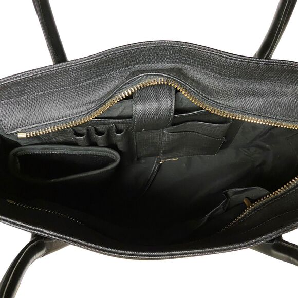 Dagne Dover Legend Signature Tote 15" Laptop Shoulder Bag Canvas Onyx Black - Picture 7 of 16